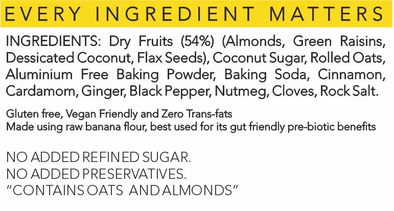 Chai spice Almond flour Banana Bread mix.webp