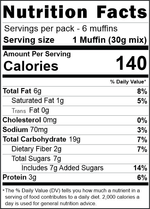 Double Chocolate Chip Muffin Mix