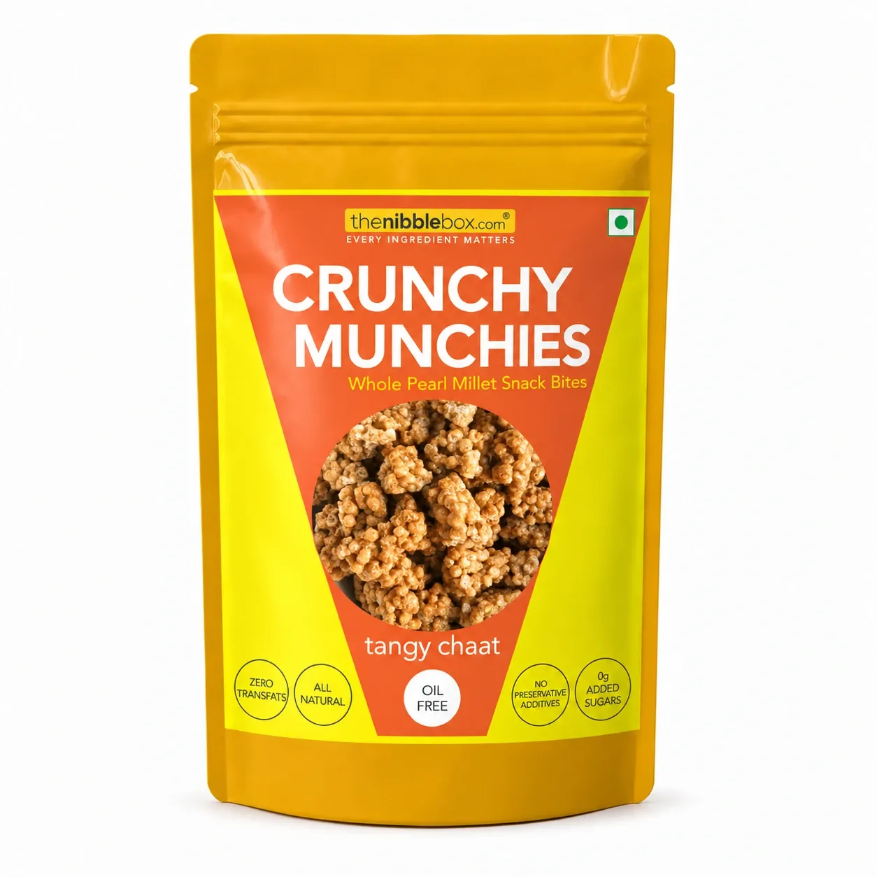 Crunchy Munchies Pearl Millet Snack (Tangy Chaat)