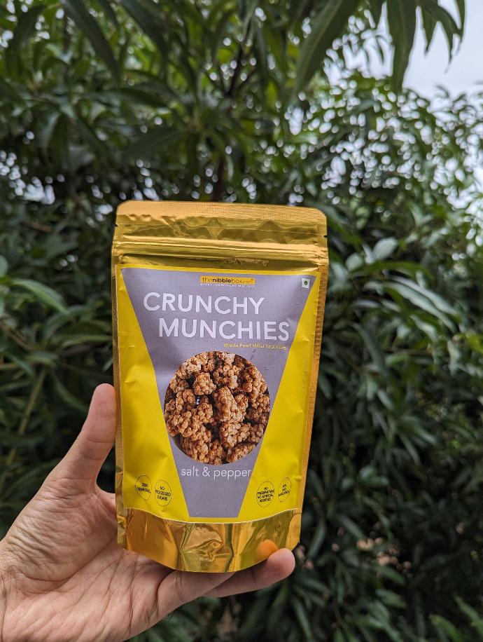 Crunchy Munchies Pearl Millet Snack (Salt & Pepper) (100g)
