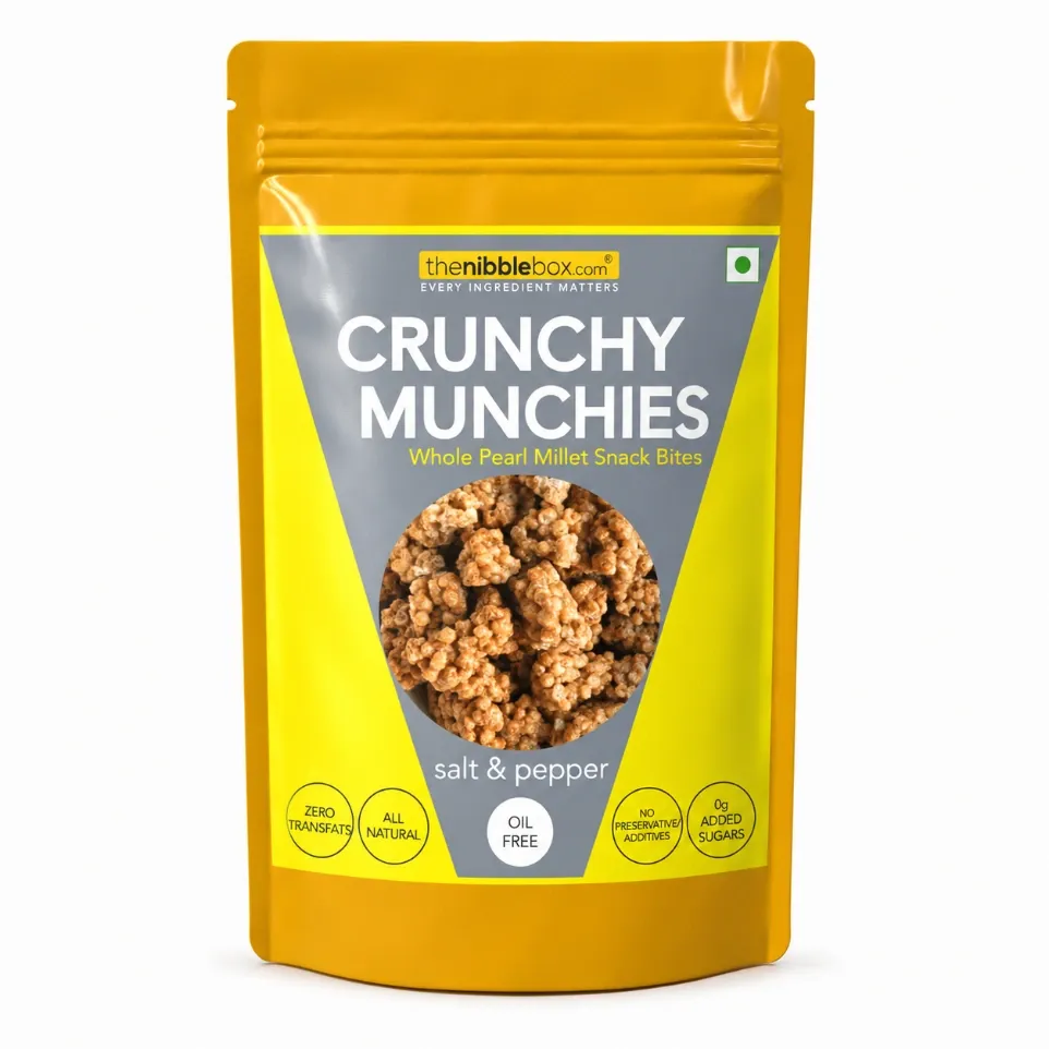 Crunchy Munchies Pearl Millet Snack (Salt & Pepper)
