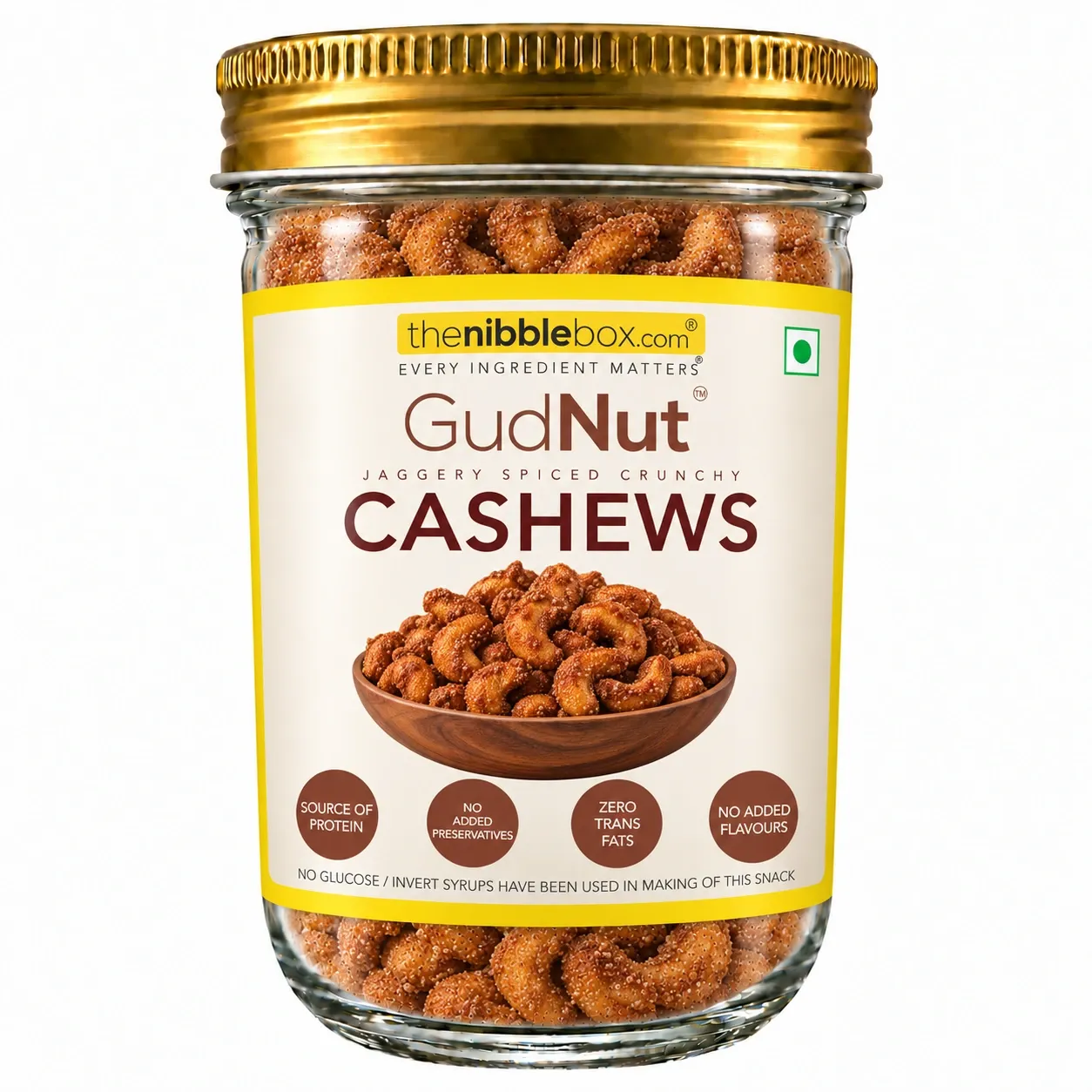 GudNut Cashews (jaggery coated cashew nuts)