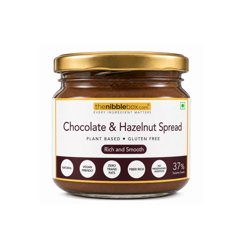 Chocolate & Hazelnut Spread (no added oil, all natural)