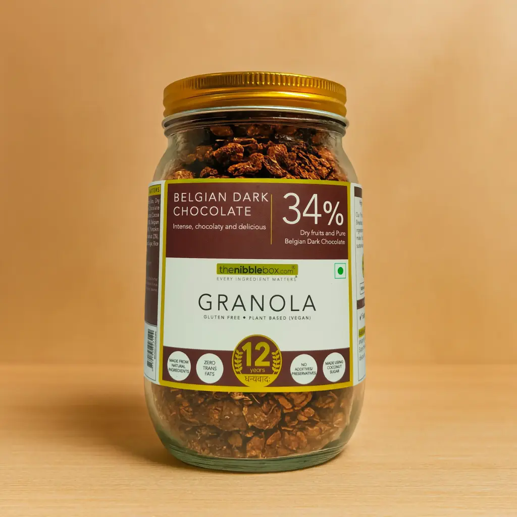 Belgian Dark Chocolate Granola (Jar (500g))