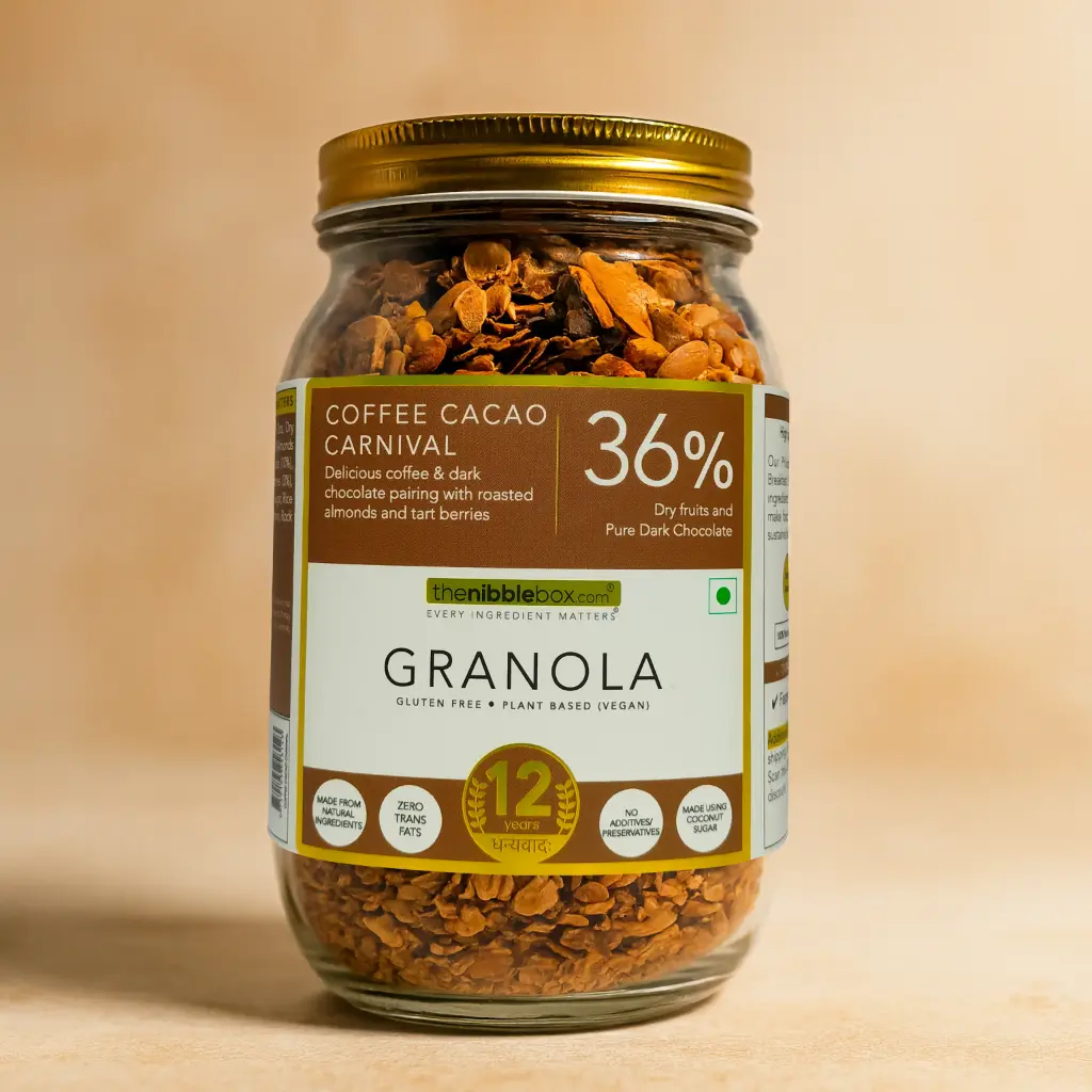 Coffee Cacao Carnival Granola (Jar (500g))
