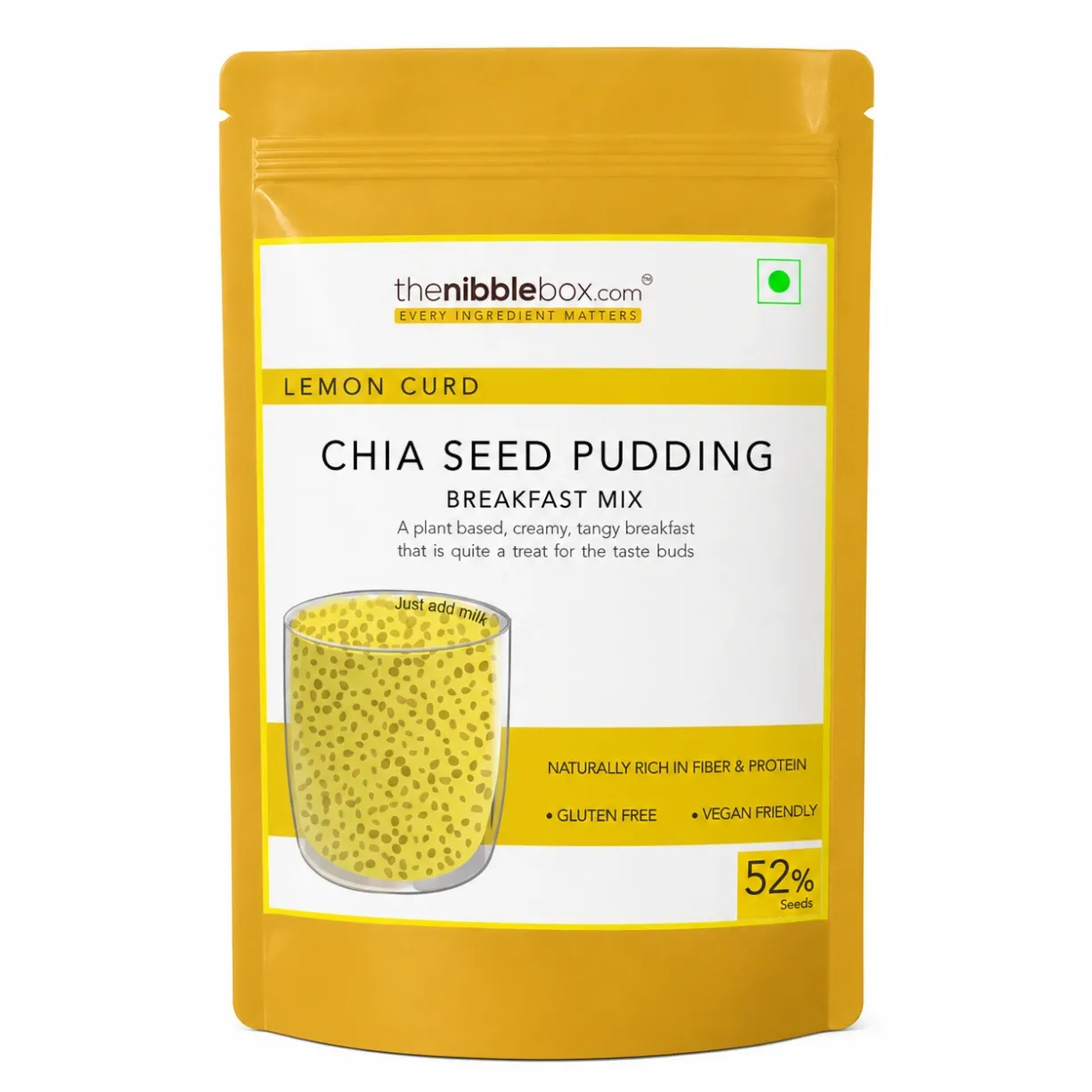 Lemon Curd Chia Seed Pudding Breakfast Mix