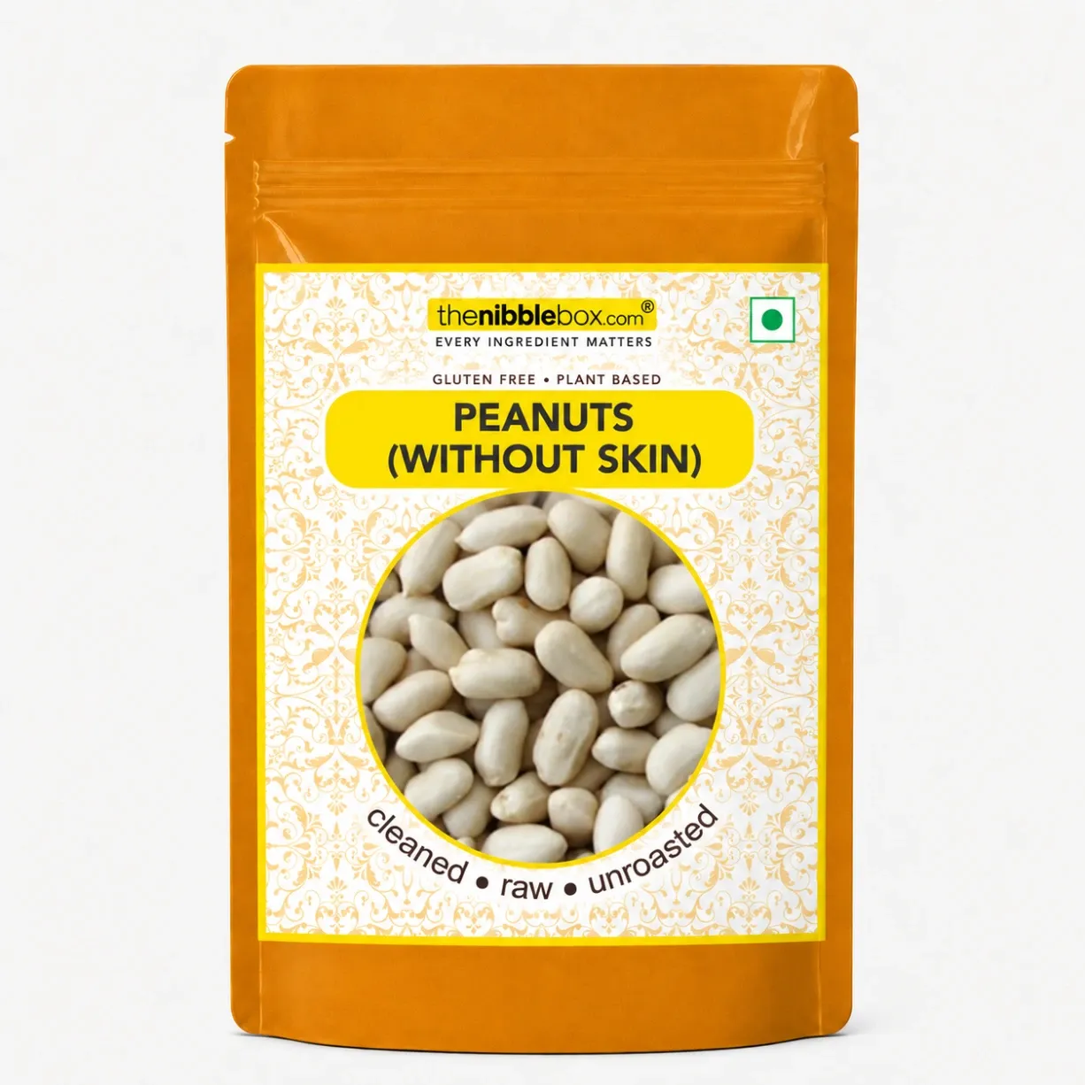 Peanuts (without skin, unroasted)