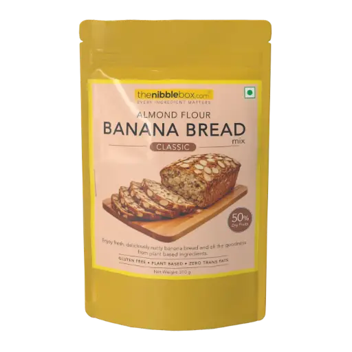 Classic Almond flour Banana Bread loaf Breakfast Mix